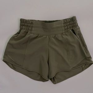 Women’s Lululemon Shorts - Size 0 Tall- Olive Green